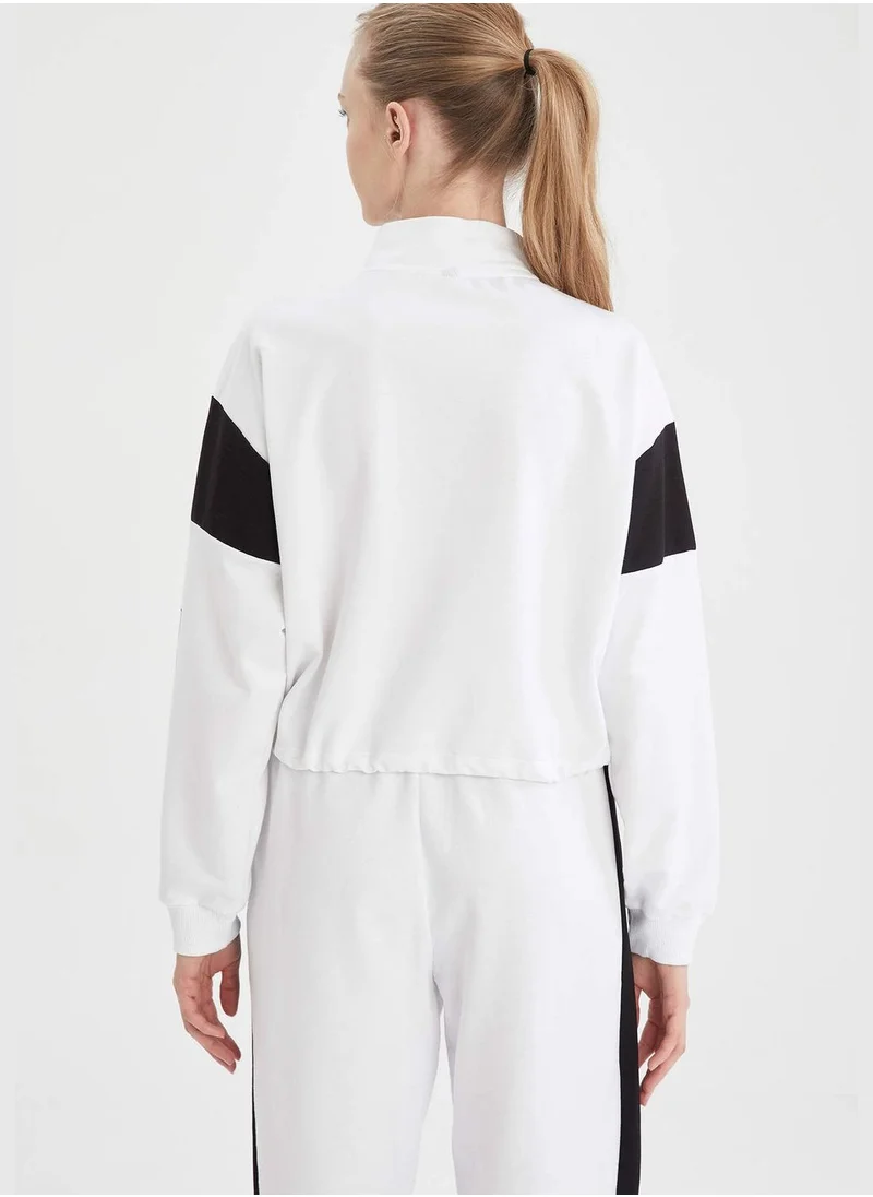 DeFacto Regular Fit Knitted Sweatshirt