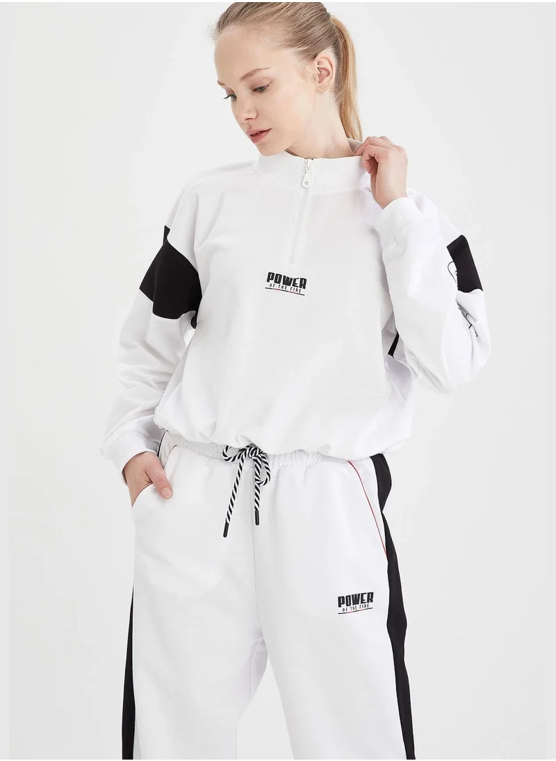 DeFacto Regular Fit Knitted Sweatshirt