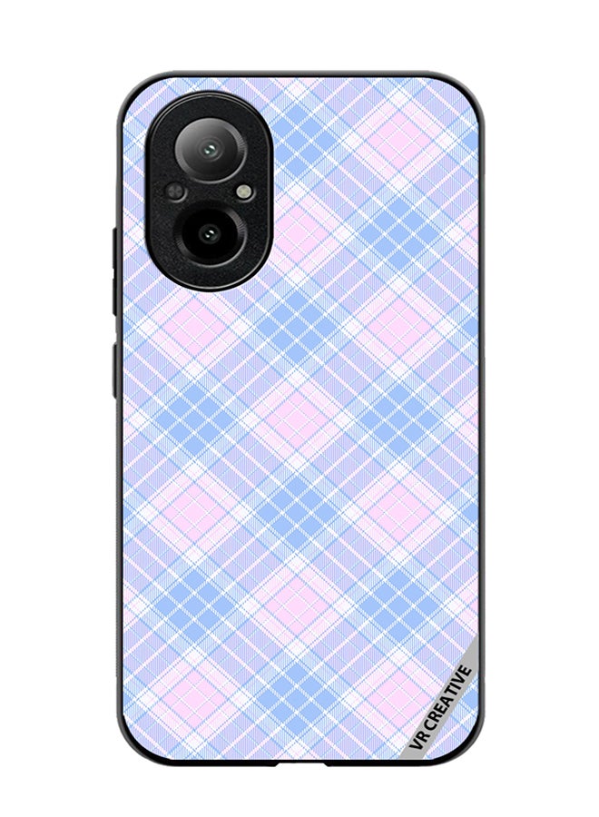 VR CREATIVE Protective Case Cover For Realme C67 4G Checks Color Square Geometric Texture Design Multicolour - Image 1