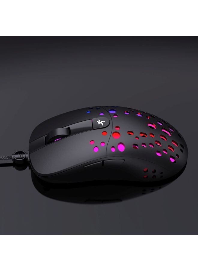 NIBEMINENT V400 35 Keys Single-Hand Gaming Keyboard And A904 RGB Mouse Set  - Image 4