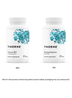 Thorne Vitamin B12 as Methycobalamin - 60 Capsules Dietary Supplement  - Image 3