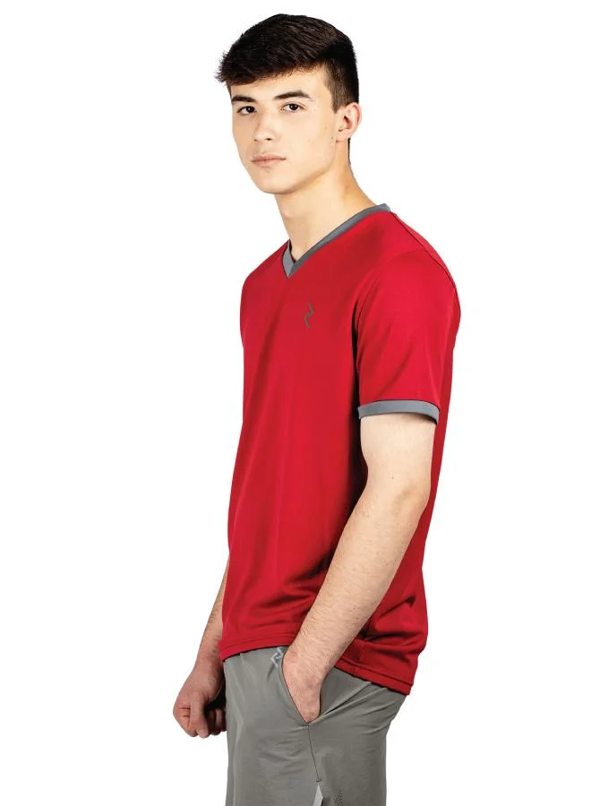 ZAECY Men's V-Neck Short Sleeve T-Shirt