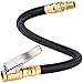 LUMITECO 12 Tire Inflator Extension Hose Tyre Pump ClipOn Air Chuck Adapter for QuickInflation Lock HighPressure Tube Quick Connect for Car Motorcycle Bicycle Maintenance Accessories - Image 2