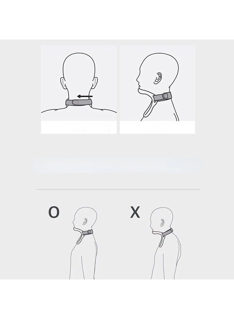 AROAQ Cervical Posture Corrector Cervical Traction Device Health Care Preventing Low Head - Image 5