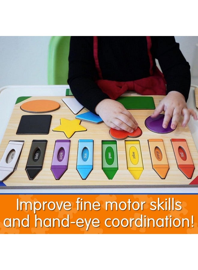 The Learning Journey: Lift & Learn Puzzle Colors & Shapes - Preschool Toys & Activities for Children Ages 3 and Up - Award Winning Educational Toy - Image 5