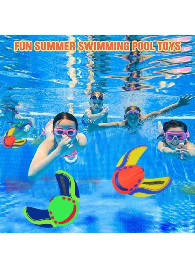 Stingray Glider Underwater Pool Toy with Adjustable Fins Travel Up to 50 Feet for Swimming Diving Beach and Pool Toys Fun Water Games for Kids and Adults (Green) - Image 3