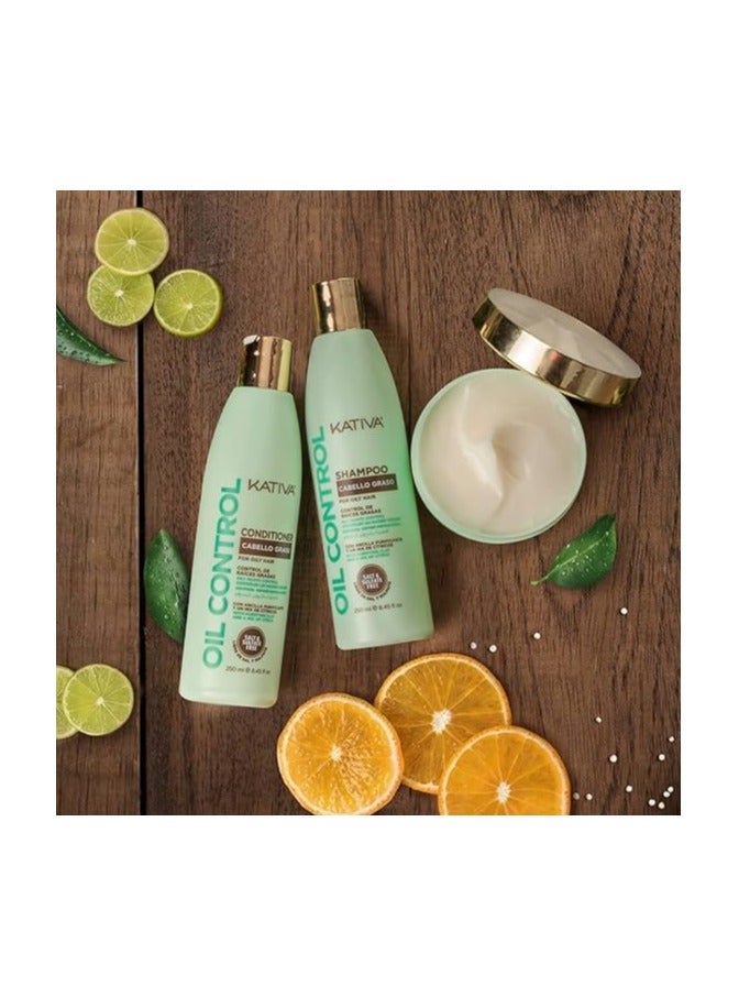 Kativa Oil Control Shampoo 250ml - Image 3