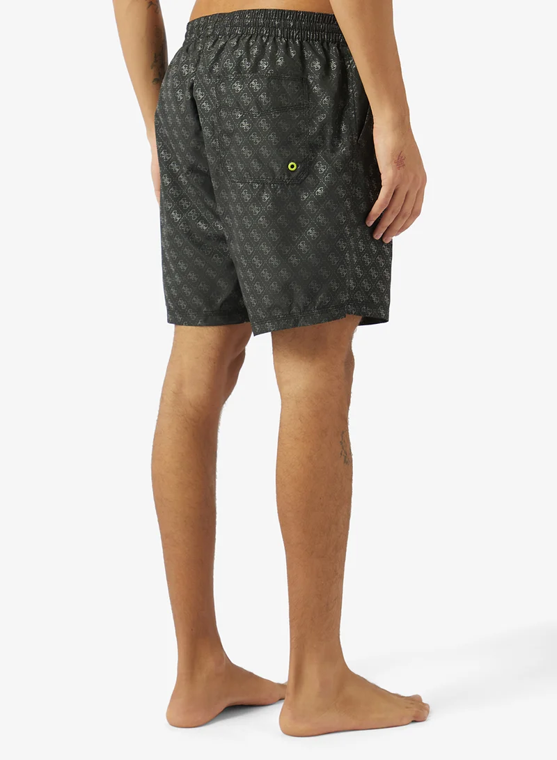 GUESS  Casual Woven Swim Shorts for Men | Best Price UAE