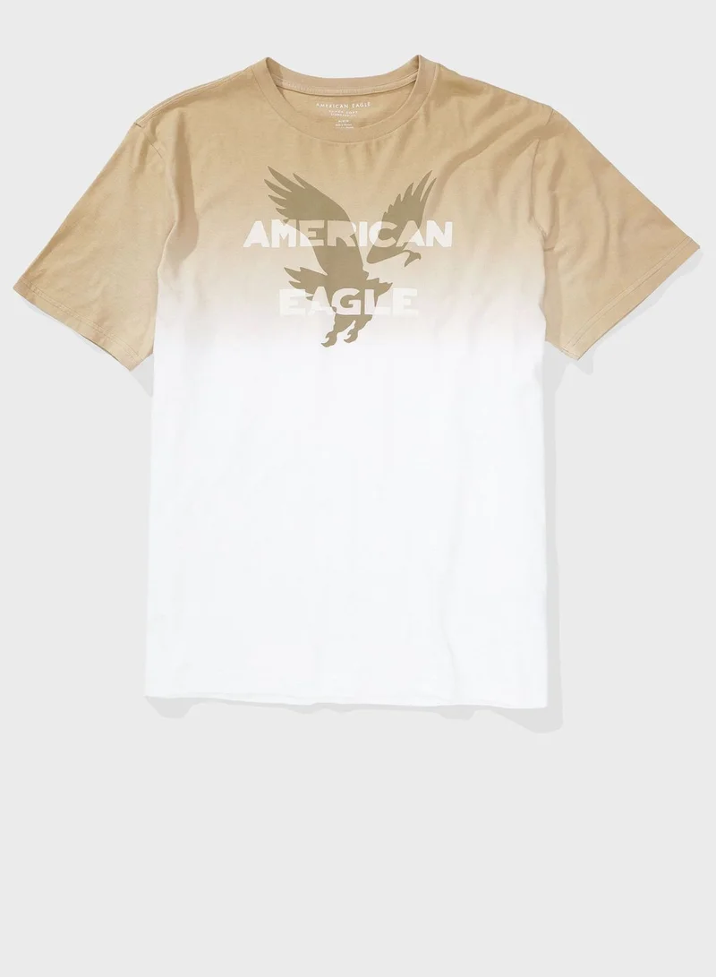 امريكان ايجل Tie Dye Crew Neck T-Shirt