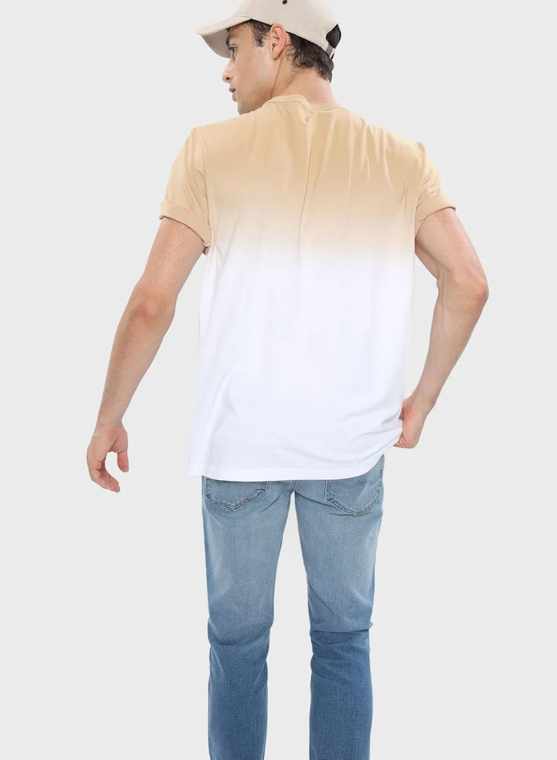 امريكان ايجل Tie Dye Crew Neck T-Shirt