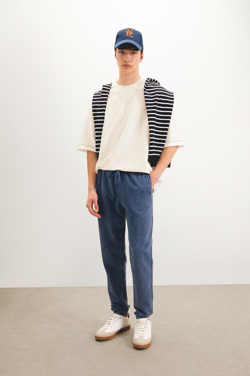 DeFacto Man Regular Fit Fleece Pocket Sweatpants - Image 5