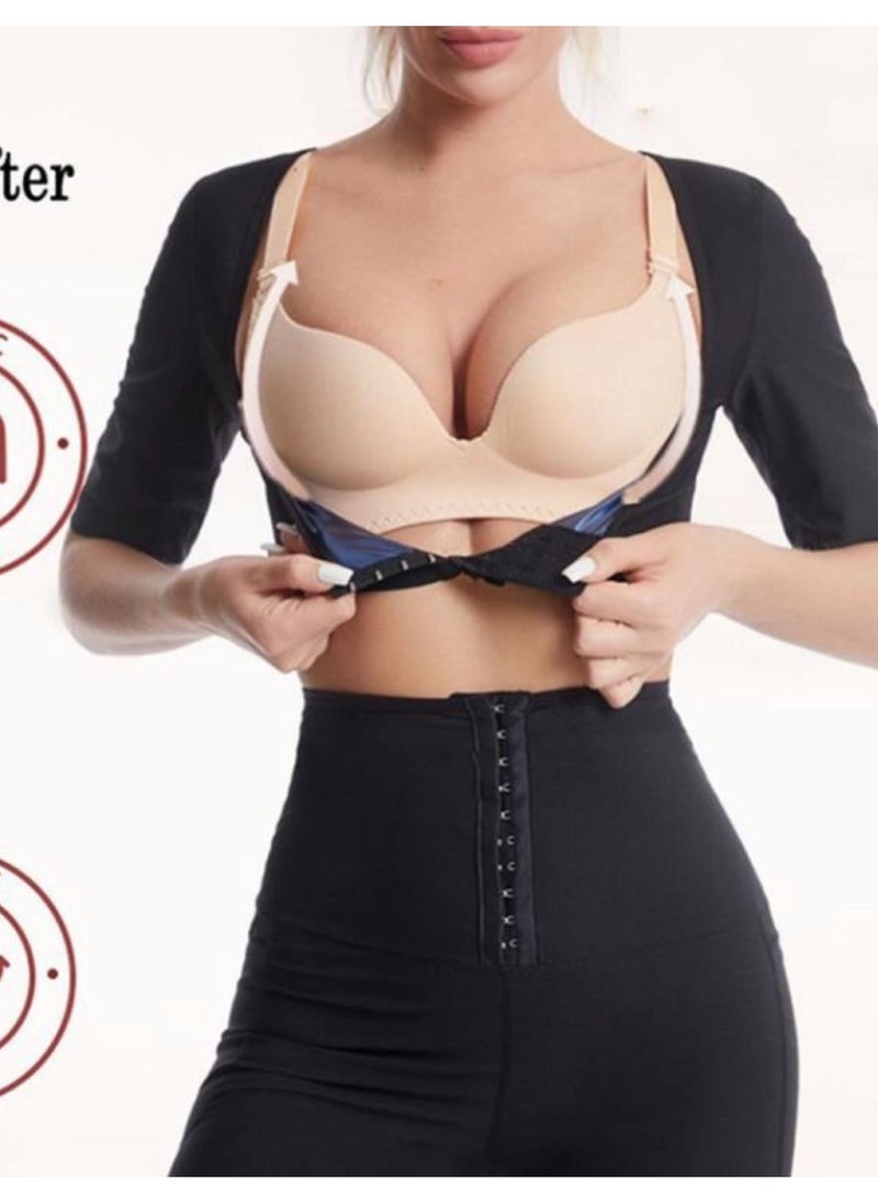 Generic Soft Sauna Half Sleeve Thermal Corset For The Arms To Burn Fat in The Upper Back and Arms  - Image 3
