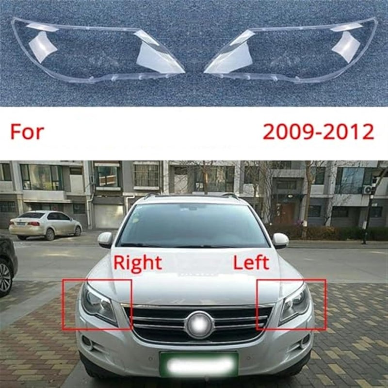 Wivplex Headlight Cover Lens for Tiguan 2009-2012 - Image 2