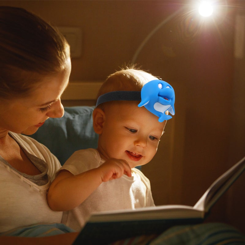 Adorable Children Headlight Cartoon Lamp for Outdoor Camping - Image 1