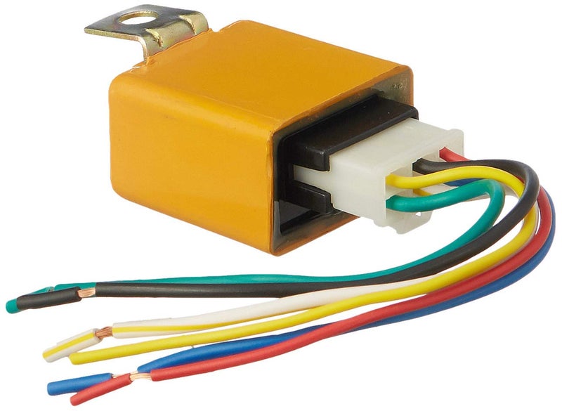 UNO MINDA TD-2004 Dual Headlight Relay - with Wire - 24V/ 15A - Image 1
