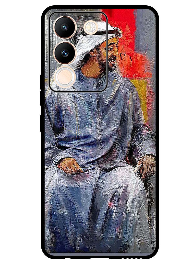 Theodor Protective Case Anti Scratch Shock Proof Bumper Cover For Vivo V29e Mbz Sitting - Image 1