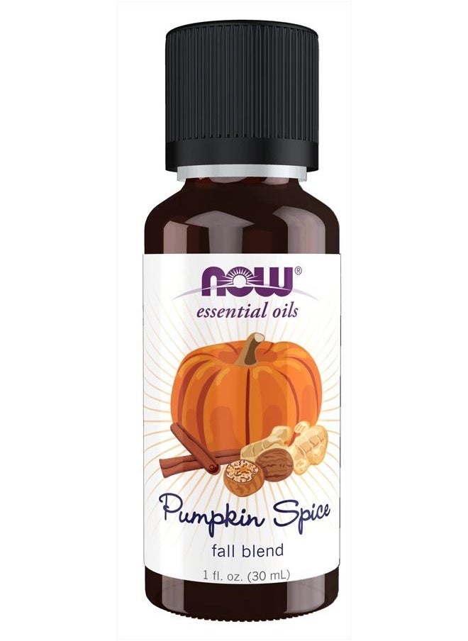 Essential Oils, Pumpkin Spice Oil Blend, Pleasant Sweet Spice Scent With Warm and Calming Attributes, 1-Ounce