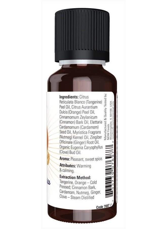 Essential Oils, Pumpkin Spice Oil Blend, Pleasant Sweet Spice Scent With Warm and Calming Attributes, 1-Ounce