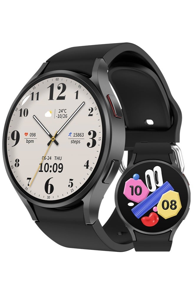 RollsTimi  Bluetooth M10 Smartwatch, 1.39-Inch Touch Screen, Multi-Sports Mode, Long Battery Life, Adaptable Multiple Systems, Combination Fashion And Function, Comfortable Wear All Day Long, Smart Wear - Image 1