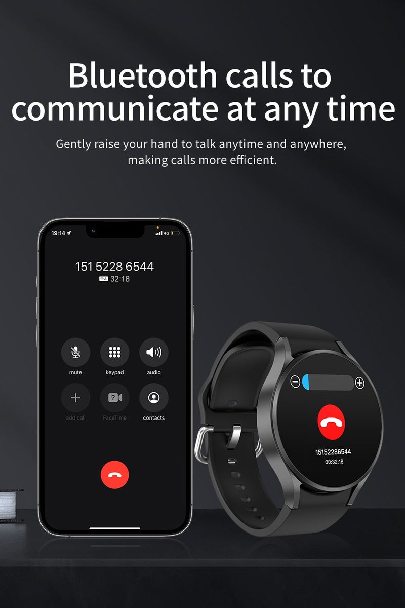 RollsTimi  Bluetooth M10 Smartwatch, 1.39-Inch Touch Screen, Multi-Sports Mode, Long Battery Life, Adaptable Multiple Systems, Combination Fashion And Function, Comfortable Wear All Day Long, Smart Wear - Image 5