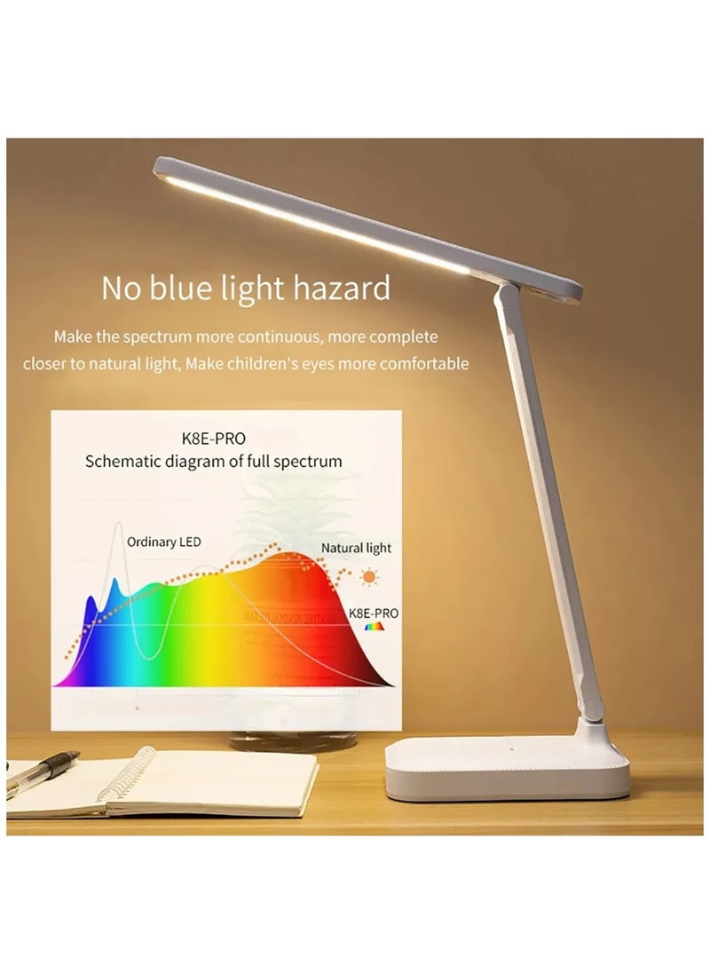 LED USB Desk Lamp Rechargeable Eye Care