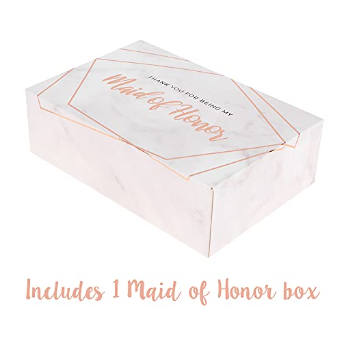 Pop Fizz Designs Thank You Bridesmaid box (10, marble) - Image 3