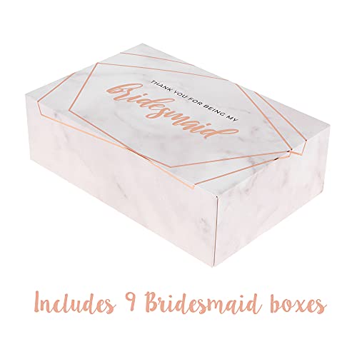 Pop Fizz Designs Thank You Bridesmaid box (10, marble) - Image 4