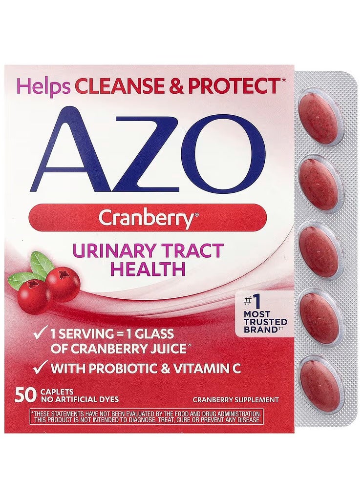 AZO Cranberry® Urinary Tract Health, 50 Caplets  - Image 1