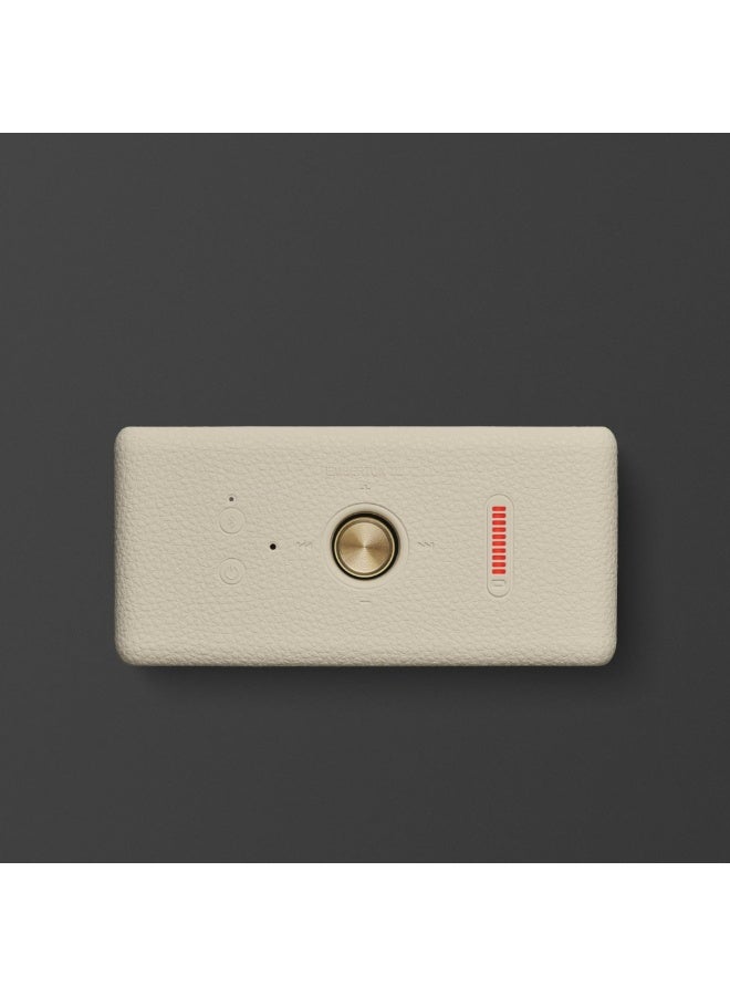 Marshall Emberton III Portable Bluetooth Speaker - Water Resistant Wireless Speaker Portable Speaker with 32+ Hours of Playtime - Cream - Image 4