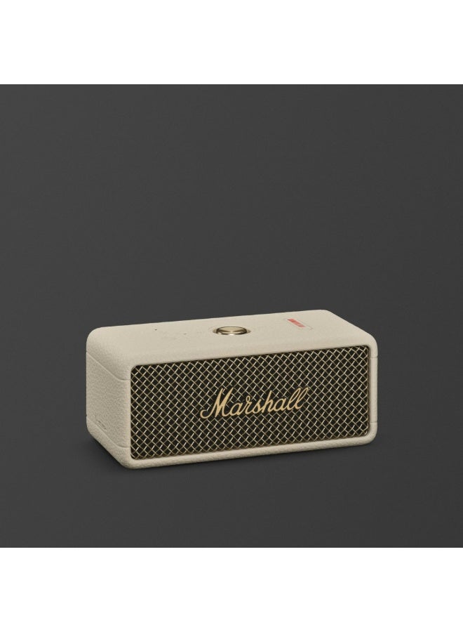 Marshall Emberton III Portable Bluetooth Speaker - Water Resistant Wireless Speaker Portable Speaker with 32+ Hours of Playtime - Cream - Image 2