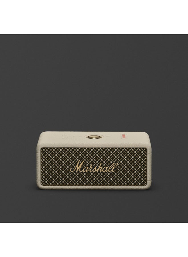 Marshall Emberton III Portable Bluetooth Speaker - Water Resistant Wireless Speaker Portable Speaker with 32+ Hours of Playtime - Cream - Image 5