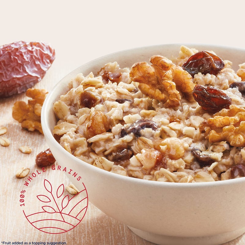 Quaker Instant Oatmeal, Raisin, Date and Walnut, Individual Packets, 1.30 Ounce (Pack of 48) - Image 2