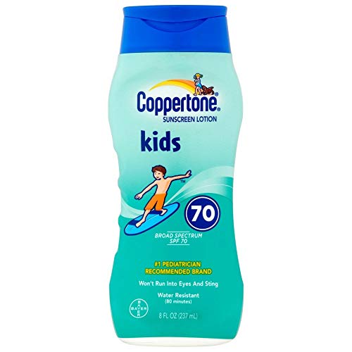 Coppertone Kids Sunscreen Lotion SPF 70+ 8 oz - Image 1