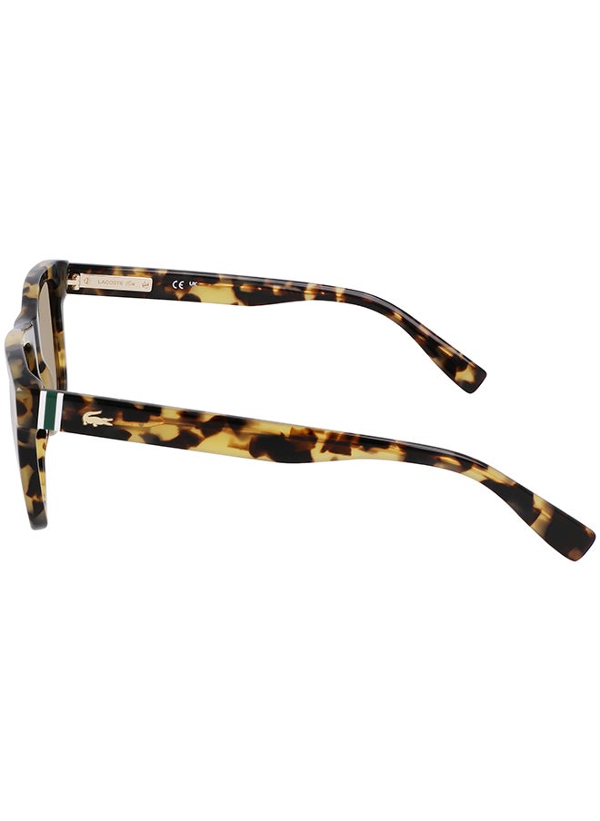 LACOSTE Men's UV Protection Rectangular Sunglasses - L6014S-220-5519 - Lens Size: 55 Mm  - Image 2