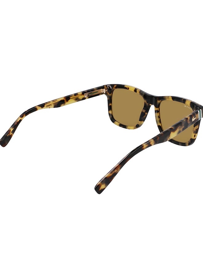 LACOSTE Men's UV Protection Rectangular Sunglasses - L6014S-220-5519 - Lens Size: 55 Mm  - Image 5