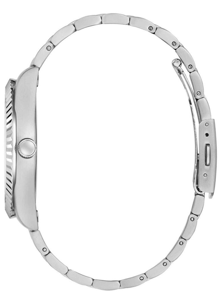 Guess GW0265G11 Men’s Quartz Watch – Silver Stainless Steel Bracelet with Blue Dial – 42 mm, Day & Date, 5 ATM Water Resistant - Image 2