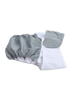 Thoraya Adult Cloth Diaper Nappy Reusable Washable Breathable Waterproof for Teen The Disabled Gray  - Image 4