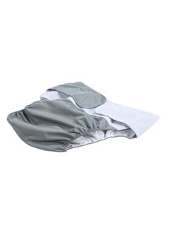 Thoraya Adult Cloth Diaper Nappy Reusable Washable Breathable Waterproof for Teen The Disabled Gray  - Image 5