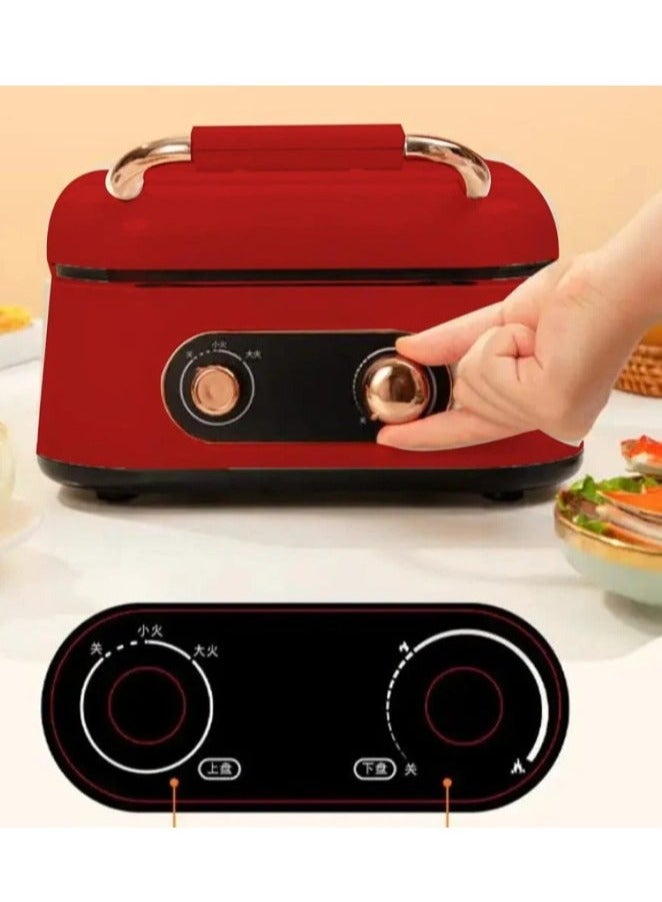 Denx 1800W 2.5L Multifunction Electric Grill with Adjustable Thermostat & Removable Sauce Tray – Indoor Smokeless BBQ Grill for Meat, Fish, and Vegetables - Image 4