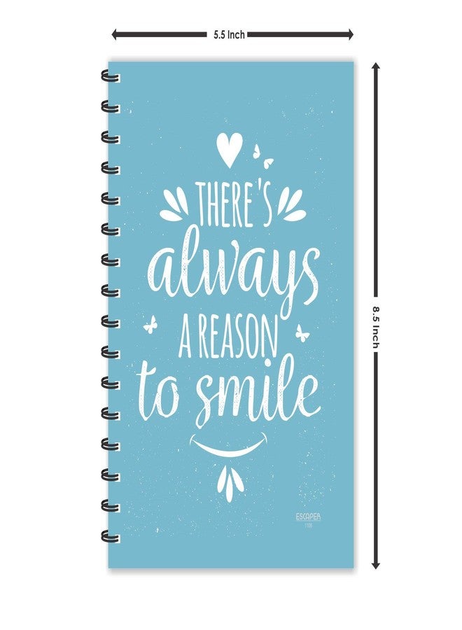 ESCAPER There's is Always a Reason to Smile Motivational Quotes Notepad (A5 Size - Ruled) | Quotes Notepad - Image 4