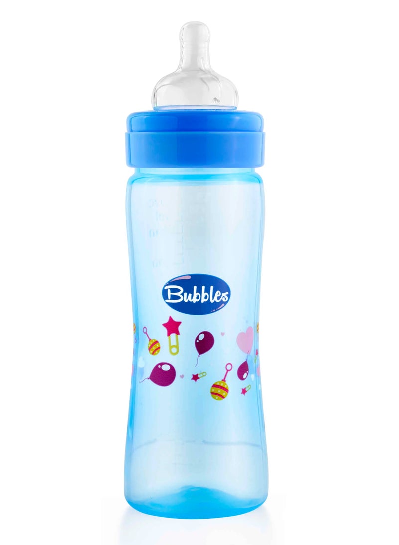 بابلز ببرونة بابلز كلاسيك بدون يد 270 مل لون ازرق