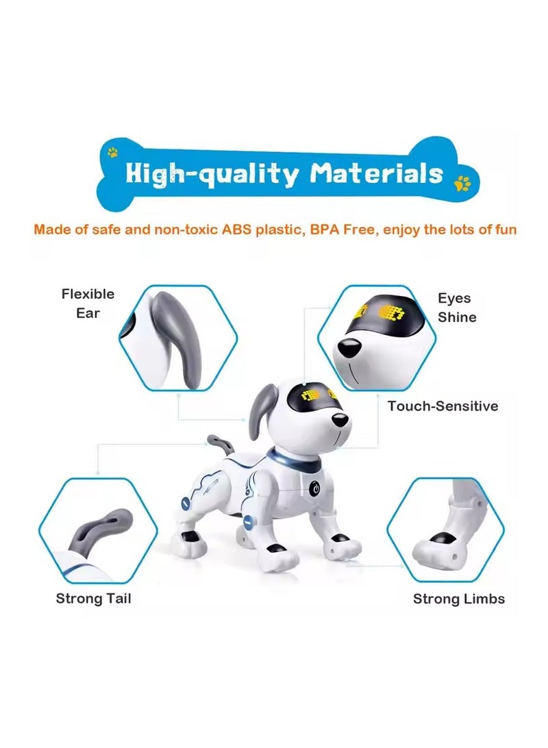Loquat Remote Control Robot Dog Toy, electric dog toy, electronic pet robot dog toy, rechargeable battery, with 3 modes of remote control, suitable for children over three years old  - Image 5