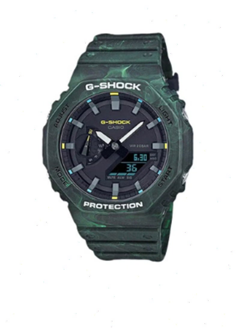 CASITE CASIO Resin Chronograph Watch GA-2100FR-3ADR - Image 1