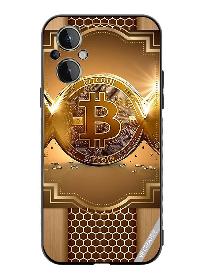 VR CREATIVE Protective Case Cover For OnePlus Nord N20 5G Royal Bitcoin Design Multicolour - Image 1