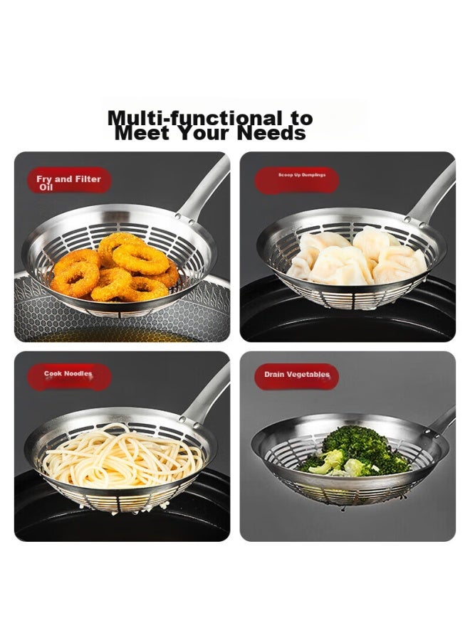 MAX COOK Meichun (maxcook) 304 Stainless Steel Strainer And Colander, Fine Mesh Sieve For Flour, Hot Pot Skimmer, 16cm Mccu0420  - Image 4