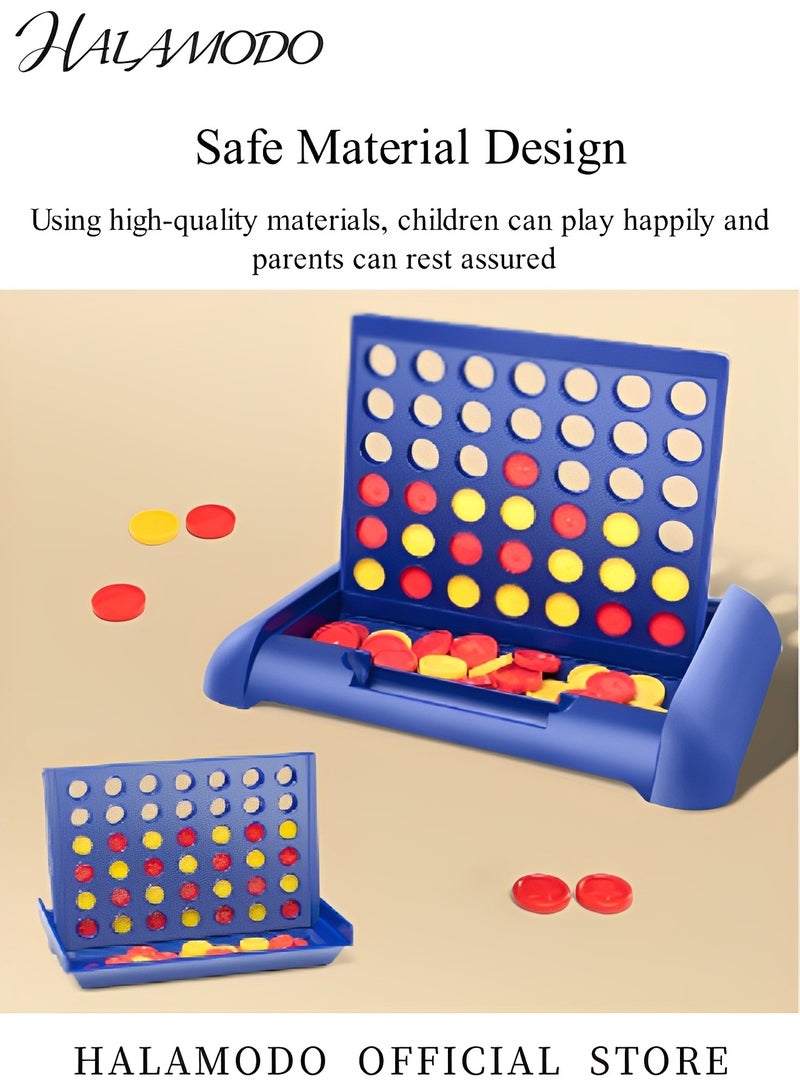 Halamodo 4 in a Row Game Board Games Toys Classic Four in a Row and Family Fun Games Classic Fun Educational Games for Kids Age 3 4 5 6 7 Year Old Boys Girls Adults - Image 2