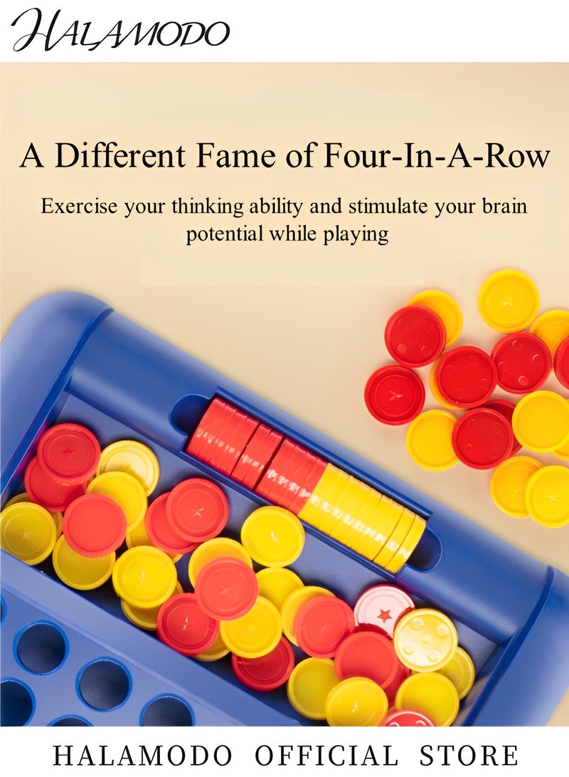 Halamodo 4 in a Row Game Board Games Toys Classic Four in a Row and Family Fun Games Classic Fun Educational Games for Kids Age 3 4 5 6 7 Year Old Boys Girls Adults - Image 4