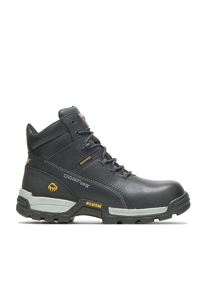 Wolverine Mens Tarmac Waterproof Reflective Composite-Toe 6" Work Boot, Black, 8 XW US - Image 1