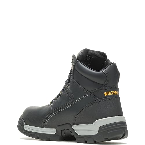 Wolverine Mens Tarmac Waterproof Reflective Composite-Toe 6" Work Boot, Black, 8 XW US - Image 3