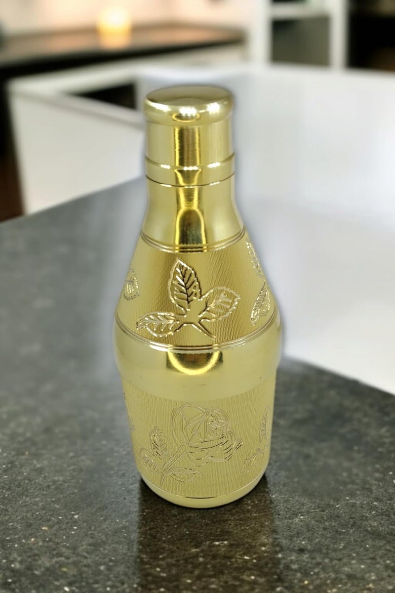 ZEKO Antique Brass Mukhwas Dani Traditional Dry Fruit Spice Storage Box Paan Masala Mouth Freshener Container Handcrafted Decorative Gift Gold Finish - Image 4